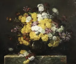 Buy Amedee Baudit (1825-1890) Huge Signed French Oil Canvas - Bouquet Of Flowers • 0.99£