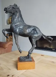 Buy Vintage Resin Style Bronze Horse Sculpture Limited Edition Great Xmas Present  • 345£