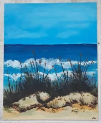 Buy Acrylic Original Painting Of Sand Dunes On Canvas Board  • 75£