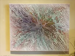 Buy 'Star Petals' Original Handmade Unique Stretched Canvas Acrylic Painting 40x50 • 75£