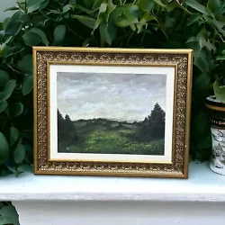 Buy Original 11x14 Signed Moody Landscape Fine Art Acrylic Painting In Gold Frame • 236.25£