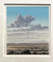 Buy Watercolor #167, Southwestern Desert View With Clouds • 661.50£