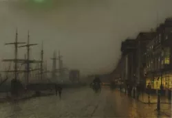 Buy Canny Glasgow John Atkinson Grimshaw 1887 Wall Art Print Poster Picture • 8.50£