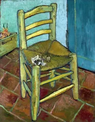 Buy Van Gogh’s Chair Painting By Vincent Van Gogh Reproduction • 42.16£