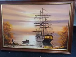 Buy Antique Boat Painting • 15£