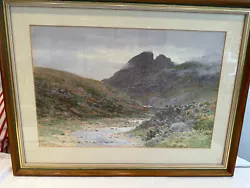 Buy Original Watercolour By Alfred Mitchell  (Devon Artist 1861-1948) - Snowdonia • 300.30£