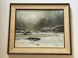 Buy Mas Konatsu Painting Realistic Landscape Tranquil Listed American Artist Oil 20” • 850.49£