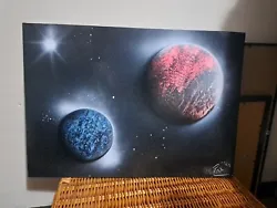 Buy Original Spray Art By Me  - Space And Planets - Gift, Art, Decoration - OC  • 30£