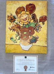Buy 🔥 [PRE-ORDER] Pokémon Van Gogh Sunflora Flowers 110x85 Cm Giclée XL Canvas COA • 1,499.95£