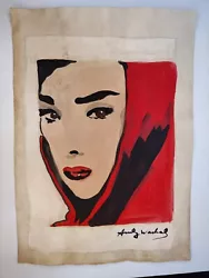 Buy Andy Warhol Painting Drawing On Old Paper Signed Stamped 3 • 83£
