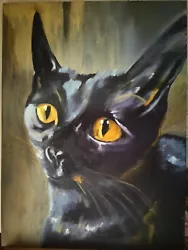 Buy Original  Oil On Canvas Painting Of The Cat  By Yevgeniy Kievskiy • 2,991.69£