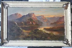 Buy F E Jamieson - Scottish Landscape View In Oil In 38cm X 59cm Antique Frame • 100£