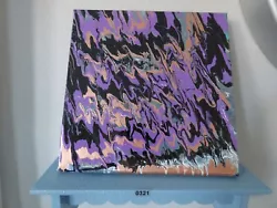 Buy Painting 10x10 Inch Canvas Acrylic Abstract Signed Original Fluid Art. 0321 • 25.23£