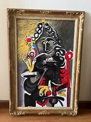 Buy Pablo Picasso Oil Painting Canvas, Surrealist Cubism • 786.71£