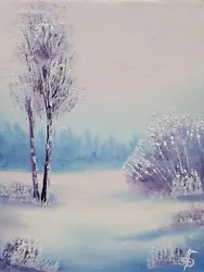 Buy Winter Blessedness, Ukrainian Artist Original Oil Painting Art Gift Decor • 24.68£