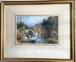 Buy David Cox 19th Century Watercolour Pembroke Mill • 300£