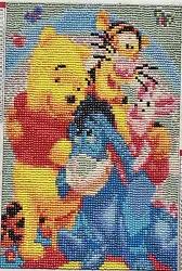 Buy Diamond Art Completed Winne The Pooh And Friends 25x35 Cm • 5£