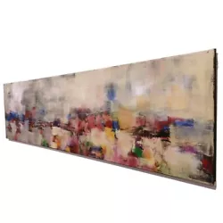 Buy Original Acrylic Painting On Canvas The City By Ilias Valaris • 3,307.48£