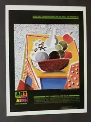 Buy David Hockney  Bowl Of Fruit And Spotted Floor  Poster Print Offset Litho 1994 • 37.88£