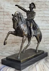 Buy Statue Sculpture Horse Napoleon French Style Bronze Hot Cast Signed Figurine • 2,369.81£