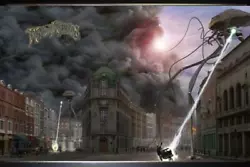 Buy Diamond Painting - Full Drill - 50 X 40 Cm - War Of The Worlds- Stock In China • 16.54£