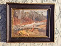 Buy Reuben Ward Binks 1880-1950 Watercolour Painting Pheasants In A Forest Landscape • 380£