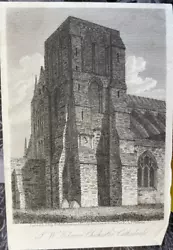 Buy Antique Print Chichester Castle S.w.tower C1815 Pub. In Antquarian & Topographic • 4£