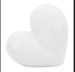 Buy Sagebrook Home Creative Abstract Ceramic Heart Sculpture Bedroom/Office/Home • 26.46£