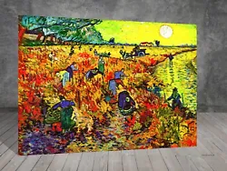 Buy Van Gogh Red Vineyards Near Arles CANVAS PAINTING ART PRINT 684 • 3.96£