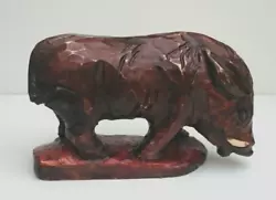 Buy Wooden Carved Wild Boar 11  Long Unique Hand Carving • 22£
