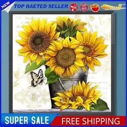 Buy Paint By Numbers Kit DIY Sunflower Oil Art Picture Craft Home Wall Decor(H1331) • 6.96£