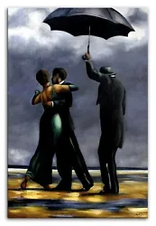 Buy Jack Vettriano - 90x60cm Oil Painting Hand Painted Canvas Signed Wall G93624 • 144.41£