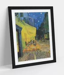 Buy Van Gogh Cafe Terrace At Night -street Art Framed Poster Picture Print Artwork • 14.99£