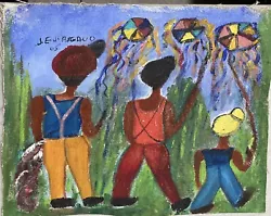 Buy 8x10 HAITI HAITIAN ART PAINTING BY JEANNE ELIE JOSEPH RIGAUD • 287.20£