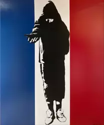 Buy Signed Original Blek Le Rat 'Homeless In Paris' Painting On Canvas Graffiti Art • 51,187.15£