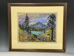 Buy Original Signed Oil Painting Mountain Dusk By Rod Charlesworth Canadian Artist • 695£