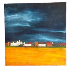Buy Original Acrylic Painting Elie Beach Fife Scotland Signed • 54.99£