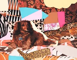 Buy MICKALENE THOMAS 'Portrait Of Dachshund' 2012 Limited Edition Dog Print *Framed* • 3,149.98£