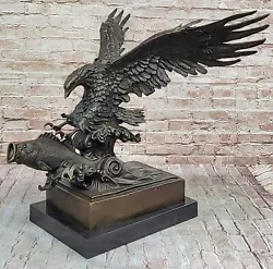 Buy Massive Eagle Sculpture With Fish In Bronze By Milo Wildlife Art For Trophy • 947.45£