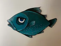 Buy Original Artwork Painting Sculpture Graffiti Fish Fishing Lowbrow One Of A Kind • 45£