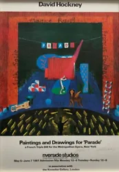 Buy David Hockney Paintings And Drawings For 'Parade' SIGNED Poster • 3,000£