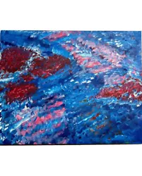 Buy Original Art Original Painting Complex Abstract Blue One Of A Kind Rare • 10,040.56£