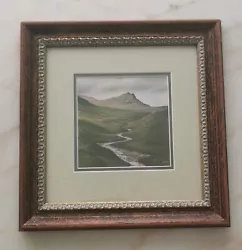 Buy Original Framed Mary King Scottish Landscape Pastel Painting • 49.99£