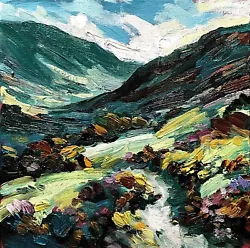 Buy JP O'Neil Original Oil Painting Irish Landscape Art Mountains Countryside Colour • 44£