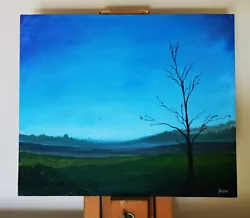 Buy Original Acrylic Painting On Mdf Panel - 'Yorkshire Landscape' By Debsta • 30£