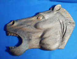Buy Totally Unique Carving Plaque Out Of Driftwood Of A Horse Head • 80£