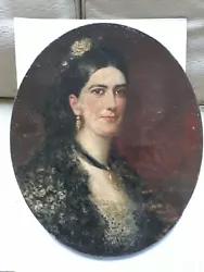 Buy Antique Oil Painting Portrait Signed By Louis William Desanges (1822-1905) • 26.88£