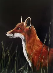 Buy Original Painting. Fox Wildlife .Fine Art. Signed K Eggleston • 29.99£