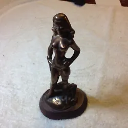 Buy Nude Lady Woman Girl Real Bronze Statue Sculpture • 82.94£