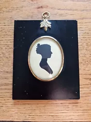 Buy Antique Late/early 19th Century Silhouette Portrait Of A Female Character • 15£